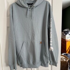 Carhartt Men's Slate Blue Hoodie